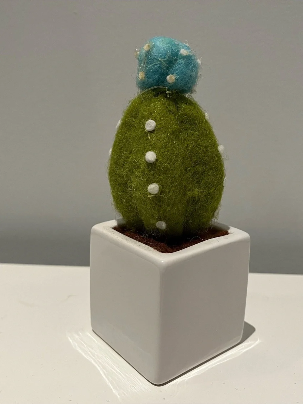 Ashland Felt Potted Cactus Tabletop Decor Green SET OF 4 - Picture 4 of 8